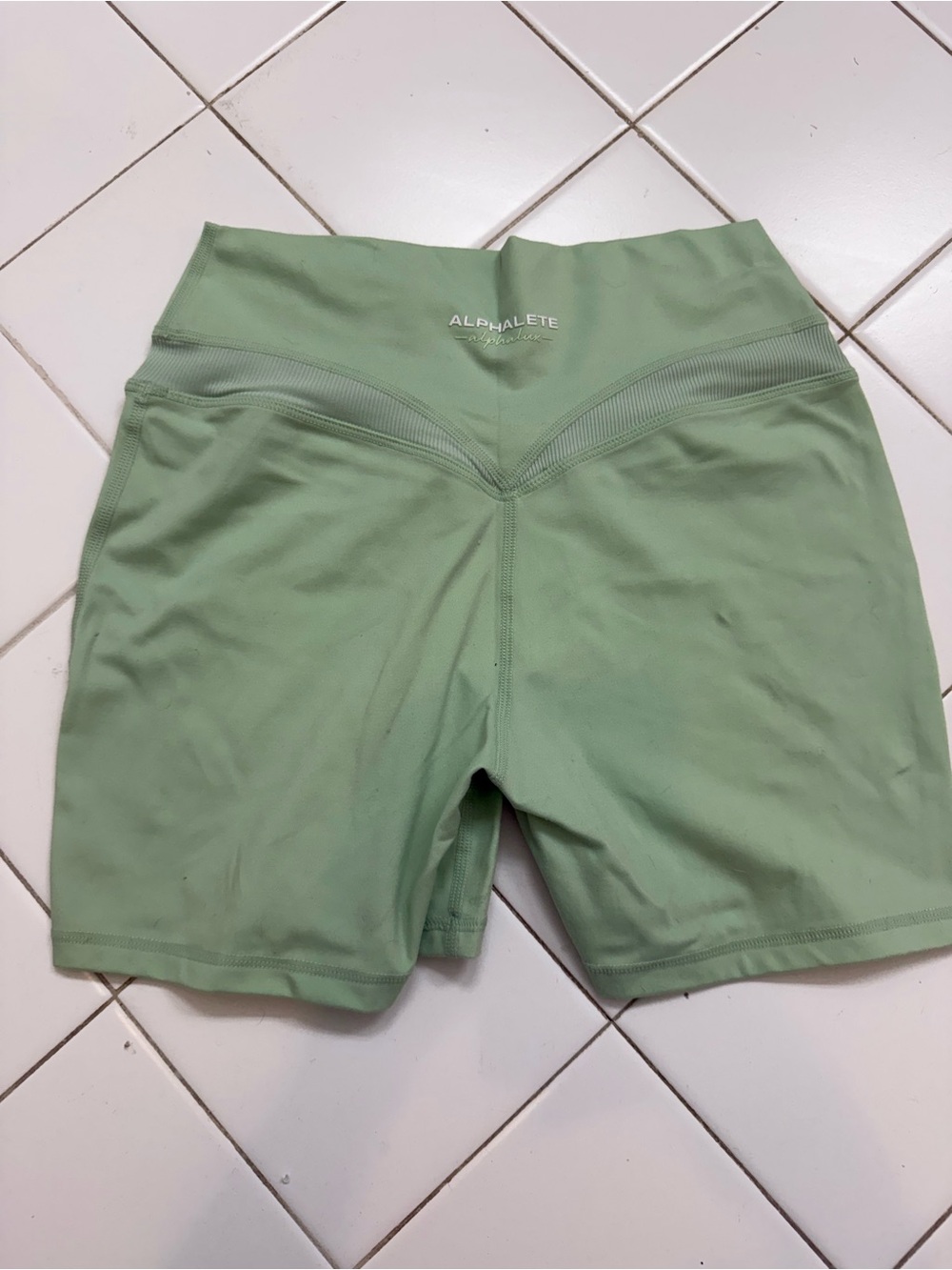 Alphalete High-Rise Alphalux shorts